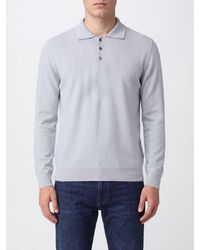 Zanone - Long-Sleeved Pure Cashmere Knit Polo Shirt With A Classic Collar - Lyst
