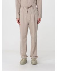 Herno - Straight-Leg Technical Fabric Trousers With A Drawstring Waistband - Lyst