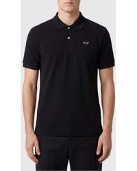 COMME DES GARÇONS PLAY - Comme Des Gar&Ccedil	Ons Play Cotton Polo Shirt With Logo - Lyst