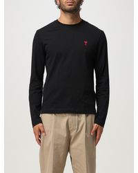Ami Paris - Cotton T-Shirt With Logo - Lyst