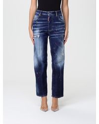 DSquared² - Jeans De Denim De Algodón - Lyst