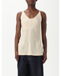 Sportmax - Silk Cami Top With Asymmetrical Strap - Lyst