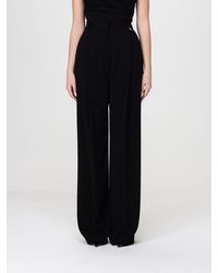 Elisabetta Franchi - Crêpe Classic Trousers - Lyst