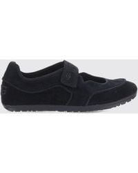 UGG - Quill Mary Jane Suede Trainers With Fur Lining And Velcro Closure - Lyst