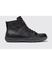 Camper - Peu Pista Gm Gore-Tex Leather Ankle Boots With Side Zip And Elastic Laces - Lyst