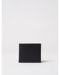 Emporio Armani - Grained Leather Wallet - Lyst