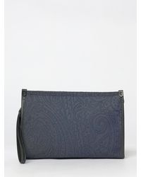 Etro - Nylon Paisley Jacquard Pouch - Lyst
