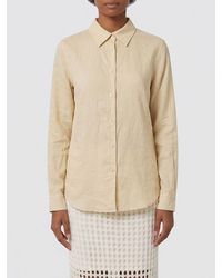 Aspesi - Classic "Vissuto" Linen Shirt - Lyst