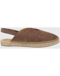 Castañer - Rania Suede Slingback Espadrilles With Low Heel - Lyst