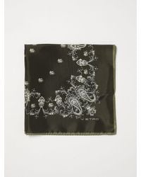 Etro - Silk Foulard With Paisley Print - Lyst