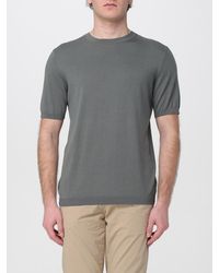 Kangra - Cotton And Silk Crew Neck Knitwear - Lyst