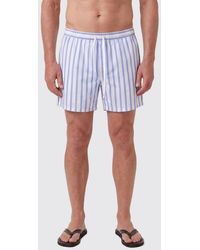 Dolce & Gabbana - Dolce &Amp Gabbana Cotton And Silk Blend Shorts With Waist Drawstring - Lyst