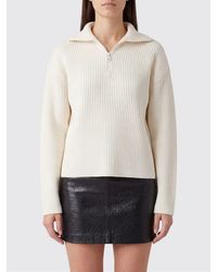 Courreges - Courr&Egrave	Ges Ribbed Turtleneck Jumper - Lyst