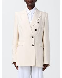 Pinko - Double-Breasted Viscose Blazer - Lyst