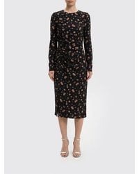 Dolce & Gabbana - Dolce &Amp Gabbana Floral Silk Dress - Lyst