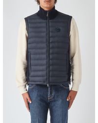 Colmar - Quilted Polyester Padded Gilet With Turtleneck - Lyst