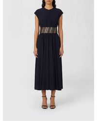 Alaïa - Viscose Midi Dress - Lyst
