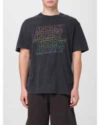 Isabel Marant - T-shirt con logo multicolor - Lyst