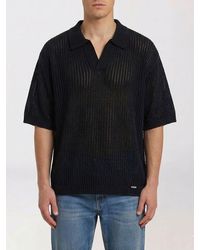 Represent - Cotton Blend Knit Polo Shirt - Lyst