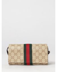 Gucci - Gg Canvas Mini Top Handle Bag With Web Stripe - Lyst