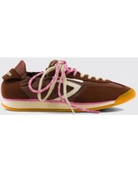 PURAAI - 6.02 Panther Vegan Leather And Fabric Sneakers - Lyst