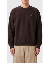 Carhartt - Ebbert Crewneck Cotton-Blend Sweatshirt With Embroidered Logo - Lyst