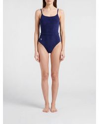 Polo Ralph Lauren - Recycled Polyester One-Piece Swimsuit - Lyst