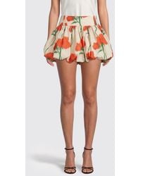 KENZO - Printed Polyester Mini Skirt - Lyst