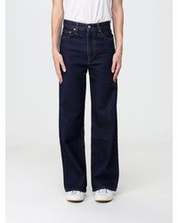 Levi's - Vaqueros Anchos De Talle Alto Ribcage En Denim De Algodón - Lyst