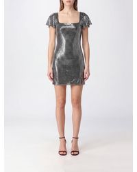 Self-Portrait - Sequin-Embellished Mini Sheath Dress With Square Neckline - Lyst