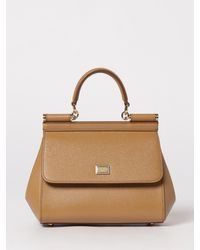 Dolce & Gabbana - Dolce &Amp Gabbana Medium Sicily Dauphine Calfskin Handbag - Lyst
