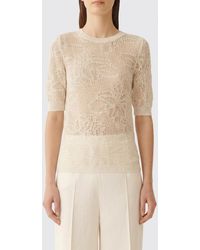 Fabiana Filippi - Floral Crew Neck Sweater - Lyst