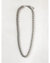 Emporio Armani - Frosted Resin Necklace - Lyst