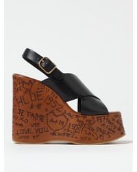 Chloé - Maxime Wedge Sandal - Lyst
