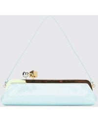 Jacquemus - Le Salon Patent Leather Shoulder Bag With Flat Handle - Lyst