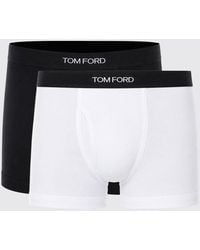 Tom Ford - Set Of Two Stretch-Cotton Boxer Briefs With Logo Waistband - Lyst