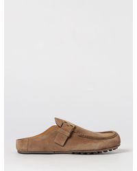 Tod's - Suede Gommino Mules - Lyst