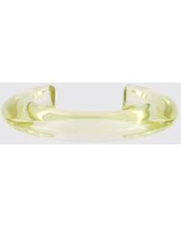 Lizzie Fortunato - Resin Bangle Bracelet With Rounded Design - Lyst