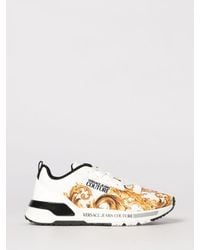 Versace Jeans Couture - Baroque Print Fabric Sneakers - Lyst