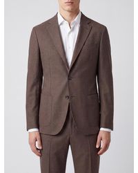 Herno - Elegant Single-Breasted Linen Blazer With Notch Lapels And Patch Pockets - Lyst