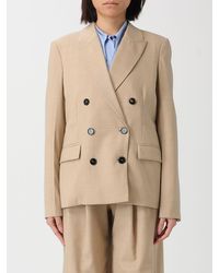 Liviana Conti - Farrell Double Breasted Virgin Wool Blazer - Lyst