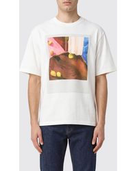 Jil Sander - Cotton T-Shirt With Back Graphic Print - Lyst