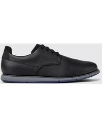 Camper - Smith Grained Leather Derbies - Lyst