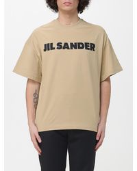 Jil Sander - Cotton T-Shirt With Logo - Lyst