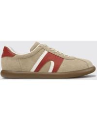 Camper - Pelotas Soller Bicolor Smooth And Suede Leather Sneakers With Logo - Lyst