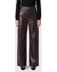 Agolde - Mid-Rise Baggy Wide-Leg Trousers - Lyst