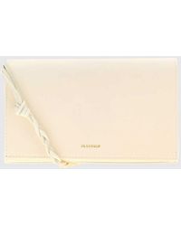 Jil Sander - Tangle Mini Leather Crossbody Bag With Braided Strap - Lyst