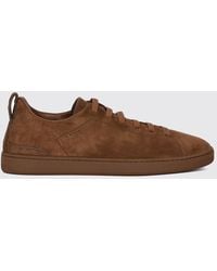 Church's - Rochdale Suede Calf Leather Sneakers With Pull-Tab - Lyst