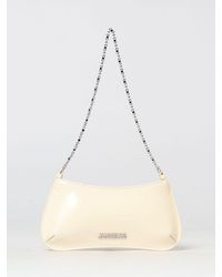 Jacquemus - The Small Bisou Chaine Leather Shoulder Bag - Lyst