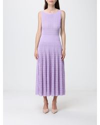 Antonino Valenti - Pleated Knit Off-The-Shoulder Midi Dress - Lyst